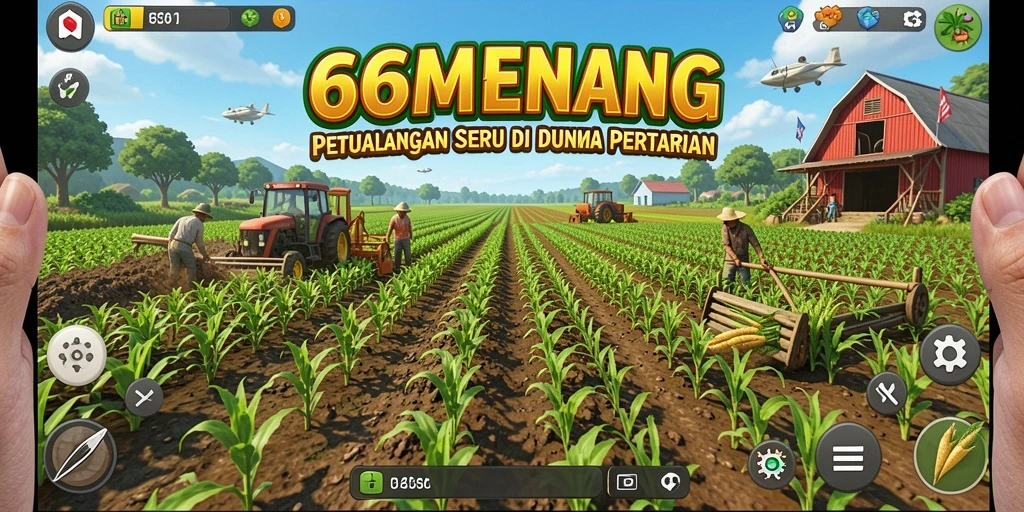 Tampilan gameplay 66MENANG yang memukau di dunia pertanian.