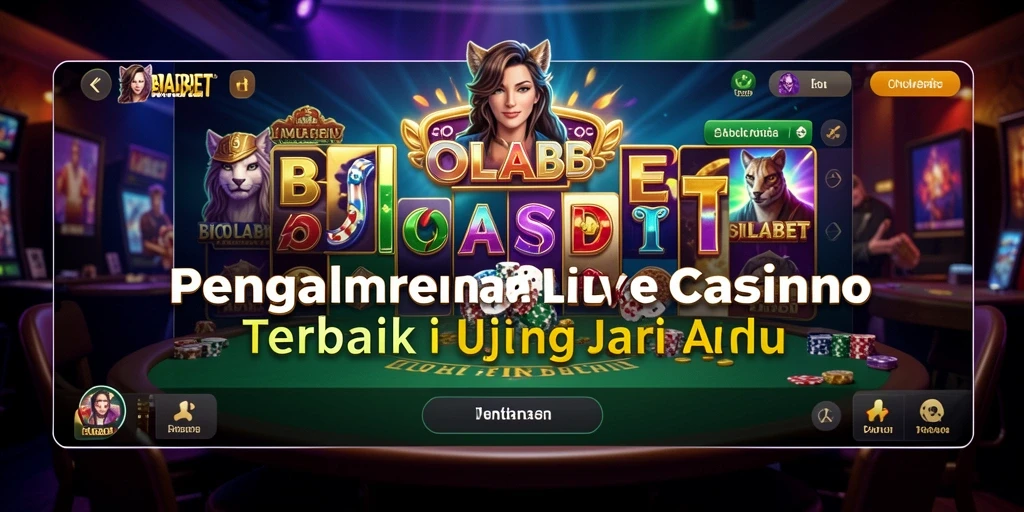 Tampilan gameplay Live Casino yang mendebarkan di BIOLABET.