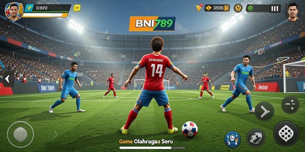 Tangkapan layar dari gameplay seru BNI789 dalam pertandingan olahraga.