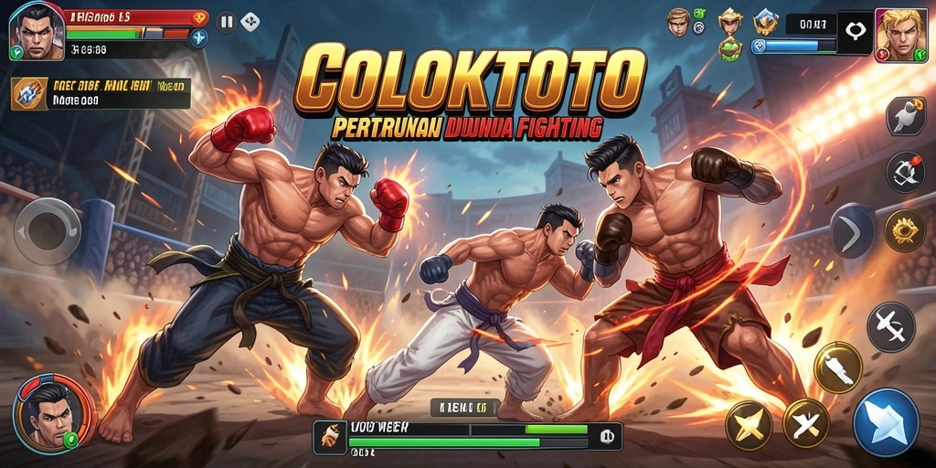 Tangkapan layar COLOKTOTO yang menunjukkan aksi pertarungan seru dan karakter yang kuat.
