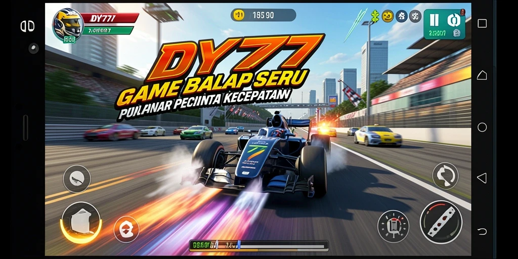 Gameplay Racing seru dan menegangkan di DY777.