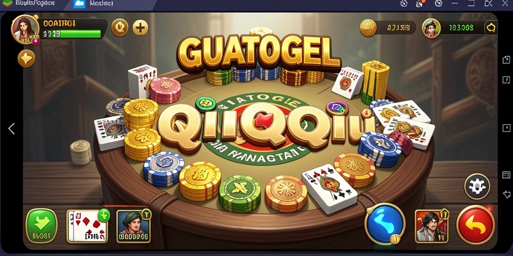 Screenshot GUATOGEL menampilkan pertempuran seru di QiuQiu.