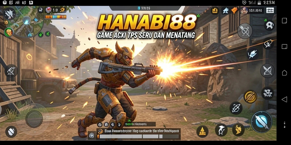 Tampilan menegangkan dari gameplay <strong>HANABI88</strong> yang penuh aksi dan strategi.