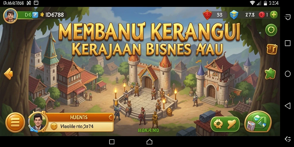 Tampilan gameplay menarik dari ID6788 saat membangun kerajaan bisnis.