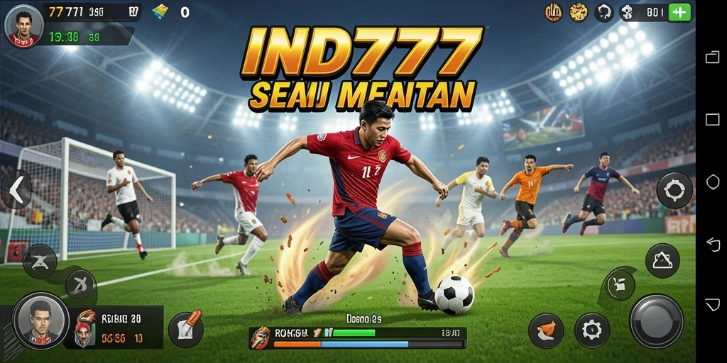 Gameplay seru dari IND777 yang menunjukkan aksi olahraga mendebarkan.