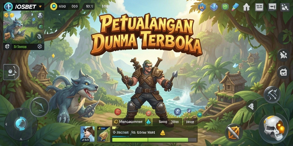 Tampilan gameplay IOSBET yang menampilkan dunia terbuka yang menakjubkan.