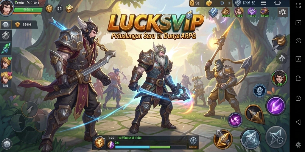 Tangkapan layar dari gameplay yang seru di LUCKSVIP.