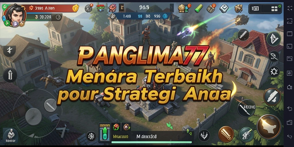 Tampilan gameplay <strong>PANGLIMA77</strong> yang menegangkan di medan pertempuran.
