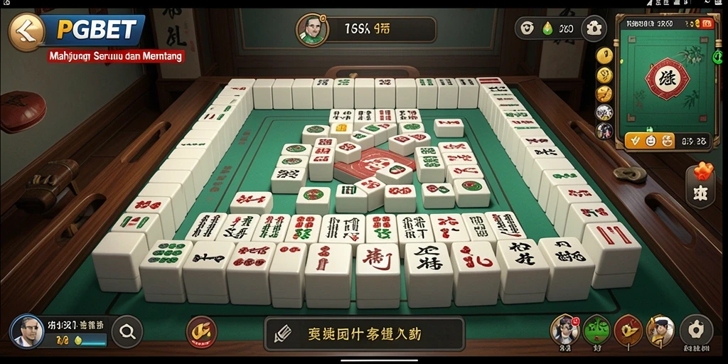 Tampilan menarik dari gameplay PGBET Mahjong yang seru.