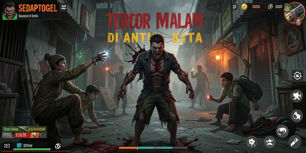Screenshot dari gameplay SEDAPTOGEL yang menegangkan dan menyeramkan.