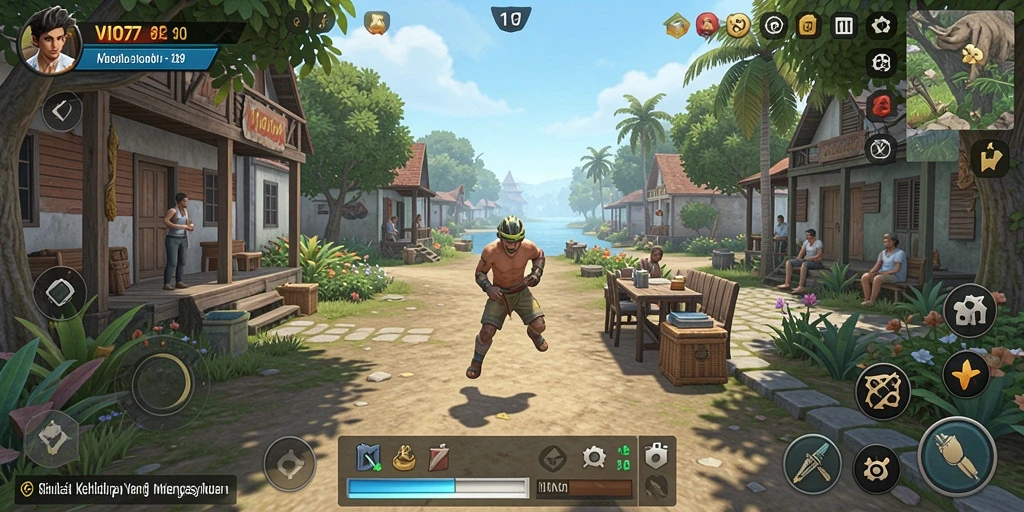 Tangkapan layar VIO77 yang menampilkan gameplay sehari-hari yang seru.
